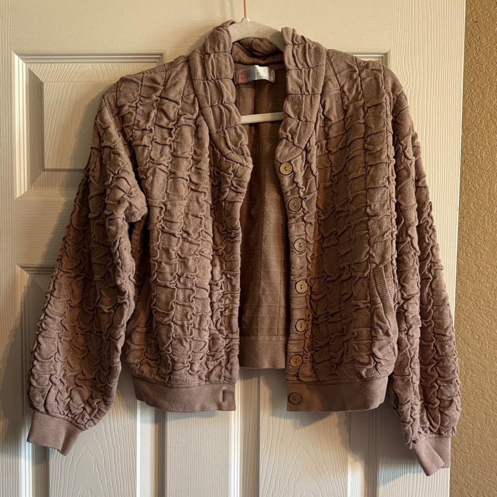 Free People FP Beach Spring Button Down Cardigan Jacket